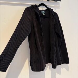 Ralph Lauren Ribbed 100% Cotton Cardigan ✨